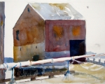 Rockland Dock 14X10 Watercolor (in private collection)