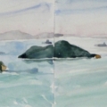 Repulse Bay, HK_16x5 watercolor