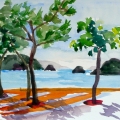 Repulse Bay, Hong Kong 12x9 Watercolor