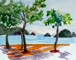Repulse Bay, Hong Kong 12x9 Watercolor