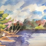 Lake, WI 6x9 Watercolor