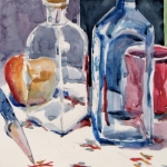 Red Mug_15x11 Watercolor